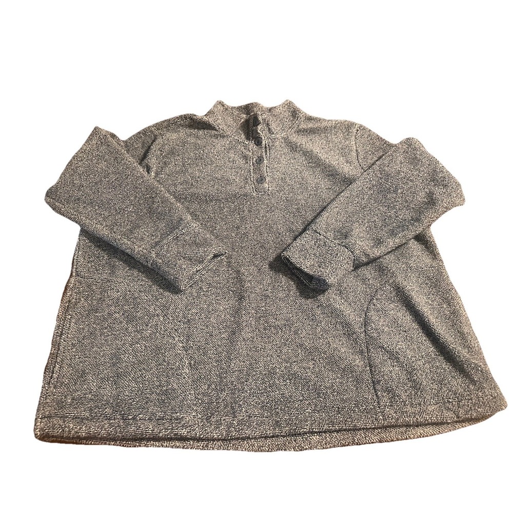 Eddie Bauer Pullover Women's  XXL  Blue Sherpa Fleece Quarter Zip